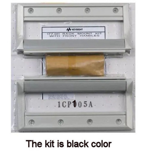 Keysight 1CP105A Rack mount flange and handle kit 177.0mm H (4U) - two brackets and front handles - Black