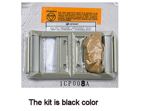 Keysight 1CP108A Rack mount flange and handle kit 132.6mm H (3U) - two brackets and front handles- Black