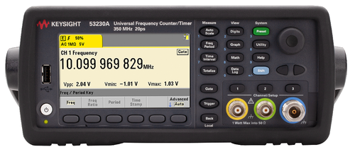Keysight 53230A Universal Counter/Timer, 350 MHz,12 digits/s, 20ps, LAN, USB,GPIB