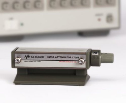 Keysight 8495A 0-70 dB manual step attenuator, dc-4 GHz