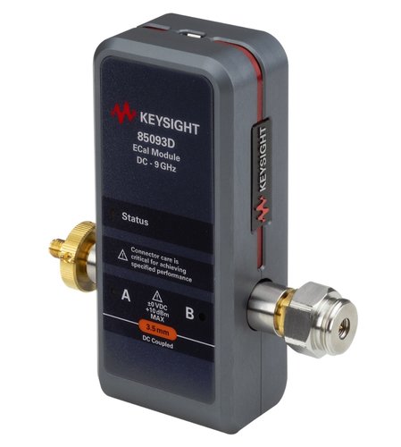 Keysight 85093D RF ECal module, 300 kHz to 9 GHz, 3.5 mm, 2-port
