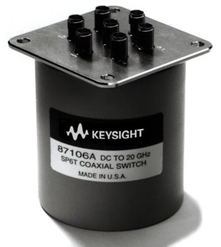 Keysight 87106A Switch, SP6T, DC-4 GHz, terminated