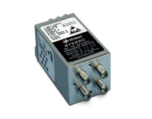 Keysight 87222C Switch, transfer, DC-26.5 GHz, 4-port, 24 VDC