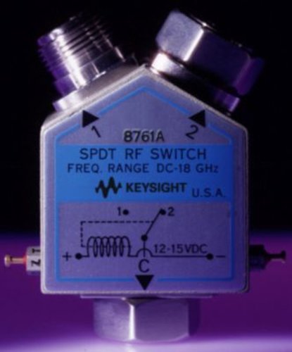 Keysight 8761A Coaxial SPDT switch, DC-18 GHz, 12-15 V