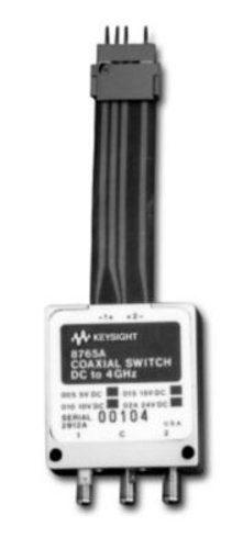 Keysight 8765A Coaxial, single pole, double throw switch, DC-4 GHz, SMA (female) connectors