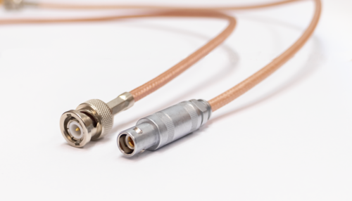 Omicron Adapter Cable - Triaxial to BNC RG400 500mm Lemo