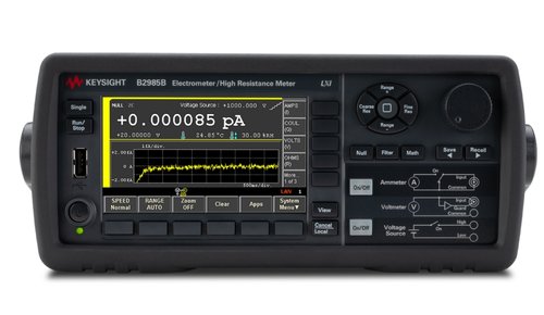 Keysight B2985B Electrometer/High Resistance Meter, 0.01 fA, 1000 V