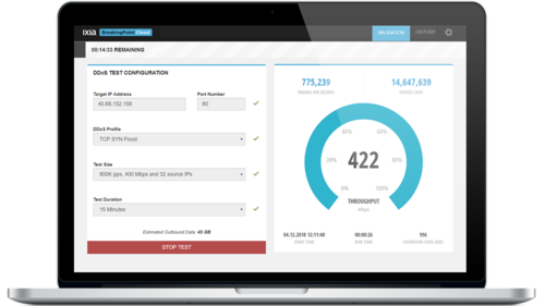 Keysight BreakingPoint-Cloud Microsoft Azure DDoS Protection Validation