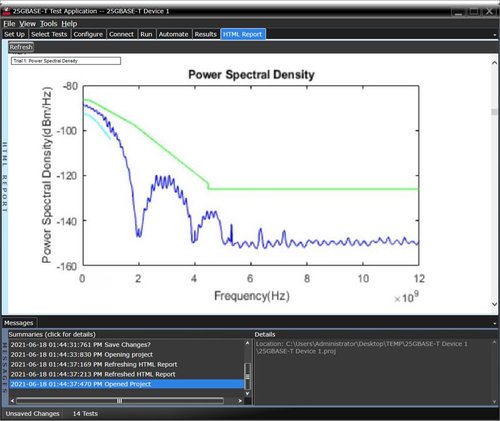 Keysight D90103BQC IEEE 802.3bq (25GBASE-T) physical layer validation application