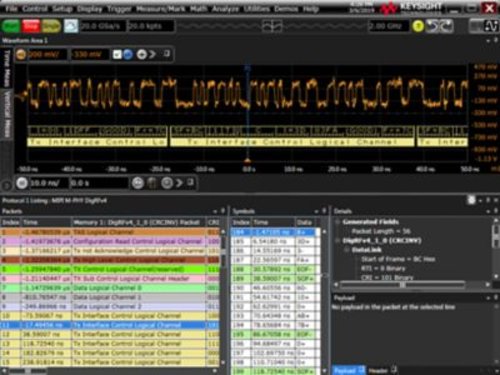 Keysight D9010MPMP MIPI M-PHY Protocol Decode/Trigger Software (DigRF,LLI,CSI-3,UniPro,UFS,SSIC)