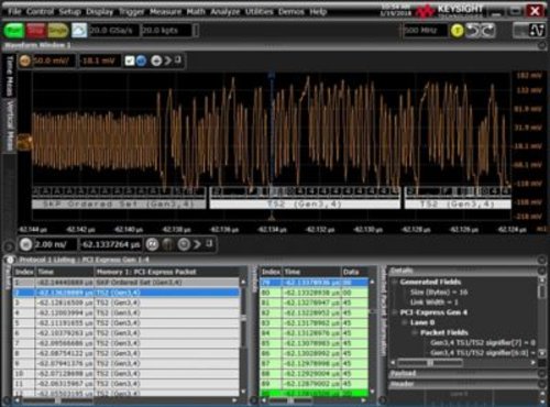 Keysight D9010PCIP Advanced PCIe Protocol Decode/Trigger Software (PCIe 4/3/2/1, SATA/SAS)