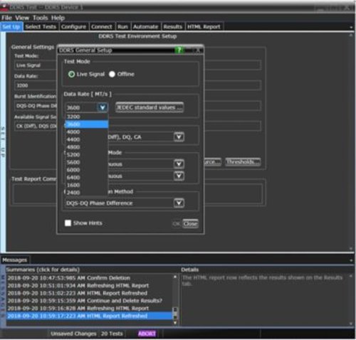 Keysight D9050DDRC DDR5 Tx Compliance Software