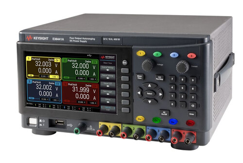 Keysight E36441A Four-output autoranging DC Power Supply. Total power 400 W.