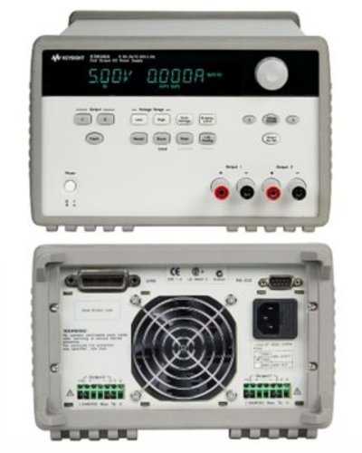 Keysight E3646A DC power supply, dual output, dual range: 0-8 V, 3 A and 0-20 V, 1.5 A, 60 W. GPIB