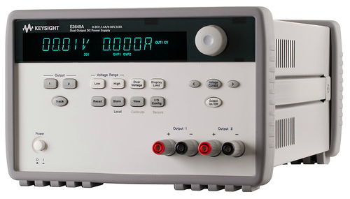 Keysight E3649A DC power supply, dual output, dual range: 0-35 V, 1.4 A, 0-60 V, 0.8 A, 100 W. GP