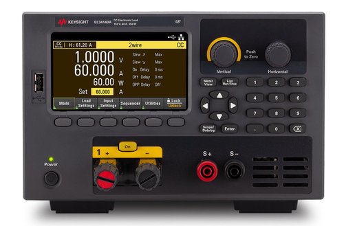 Keysight EL34143A DC Electronic Load, single-input: 150 V, 60 A, 350 W: LAN, USB