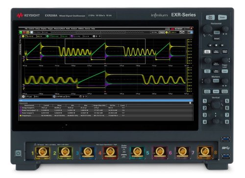 Keysight EXR208A Infiniium EXR-Series Real-Time Oscilloscope, 2 GHz, 16 GSa/s, 8 Ch