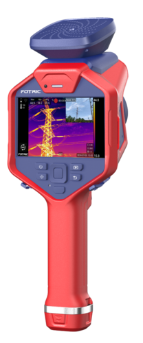 FOTRIC V7Mix-L12 AcouTherm Camera w. auto focus. Thermal resolution 640*480, 162 MEMS, lens 12°