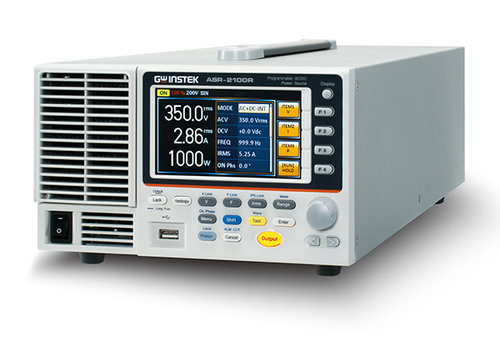 GW-INSTEK ASR-2100R Programmable AC/DC Power Source, 1000 VA, 3U 1/2 Rack Mount