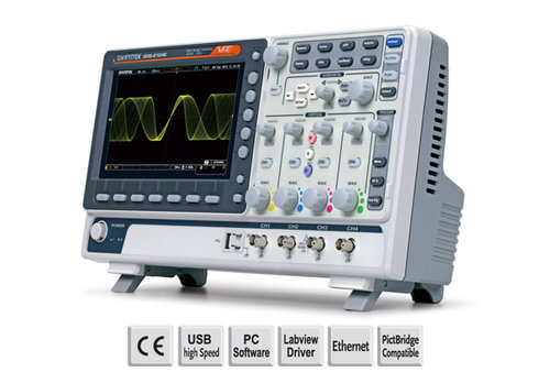 GW-INSTEK GDS-2104E 100 MHz, 4-Channel, Digital Storage Oscilloscope