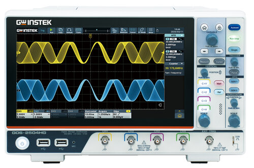 GW-INSTEK GDS-2254HG 250 MHz, 12 Bit Digital Storage Oscilloscope w. AFG