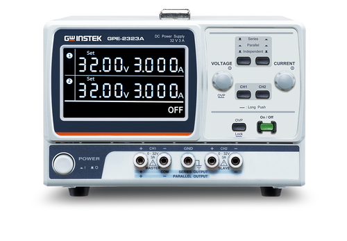 GW-INSTEK GPE-2323A 192W, 2-Channel, 0-32 V, 0-3A Linear D.C. Power Supply