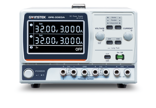 GW-INSTEK GPE-3323A 217 W, 3-Channel, 0-32 V, 5 V, Linear D.C. Power Supply