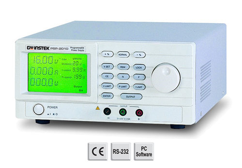 GW-INSTEK PSP-2010 200 W, 0-20 V, 0-10 A, Programmable Switching D.C. Power Supply