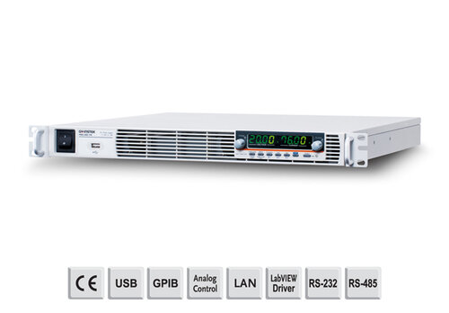 GW-INSTEK PSU 6-200 1200 W, 6 V, 200 A, Programmable Switching DC Power Supply