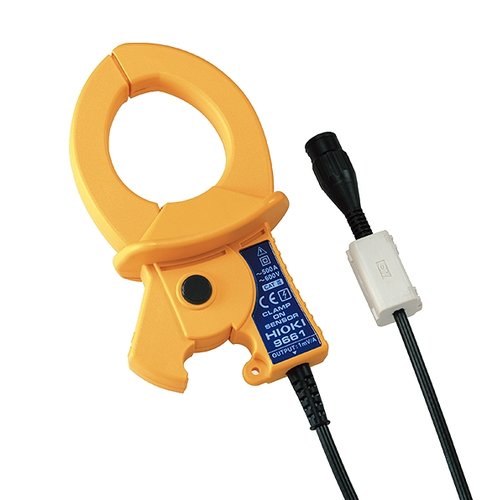 Hioki-9661 CLAMP ON SENSOR, 500 A AC, 46 mm core diameter, BNC