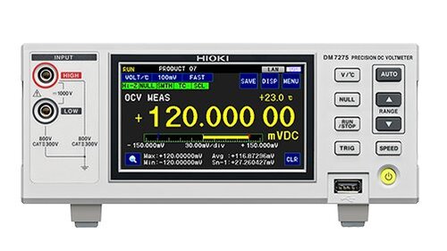 Hioki DM7275-03 PRECISION DC VOLTMETER (Built-in RS-232C)