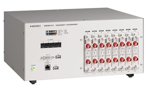 Hioki-MR8741 Memory HiCorder, max. 16ch analog + 16ch Logic, 20M-Sampling/s