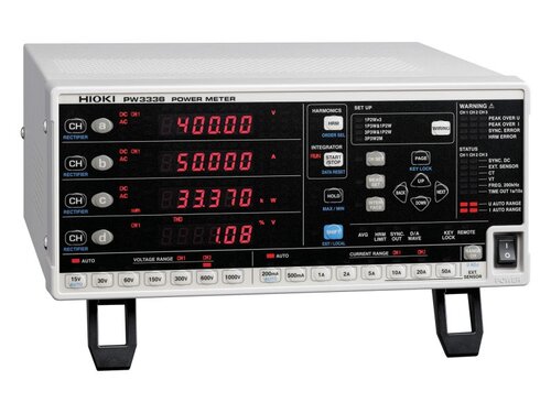 Hioki PW3336-02 2 Channel Power Meter  (with Harmonic Measurement, LAN, RS-232C, D/A output, Current Sensor Input, Synchronized Control)