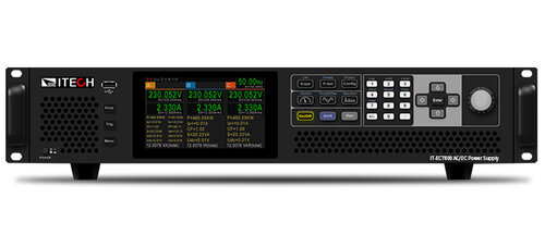 ITECH IT-EC7806-350-30 Programmable AC/DC Power Supply (350 V, 10/30 A, 6 kVA, 1 or 3 Phase, 2 U High)
