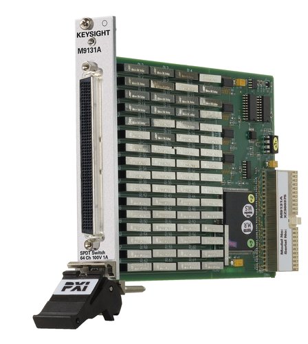 Keysight M9131A PXI SPDT Switch: 64-ch, 100 VDC/1 A, Reed Relays