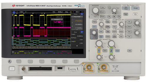 Keysight MSOX3012T Oscilloscope, mixed signal, 2+16-channel, 100 MHz