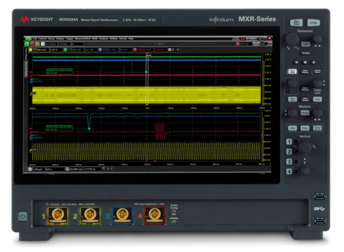 Keysight MXR204A Infiniium MXR-Series Real-Time Oscilloscope, 2 GHz, 16 GSa/s, 4 Ch