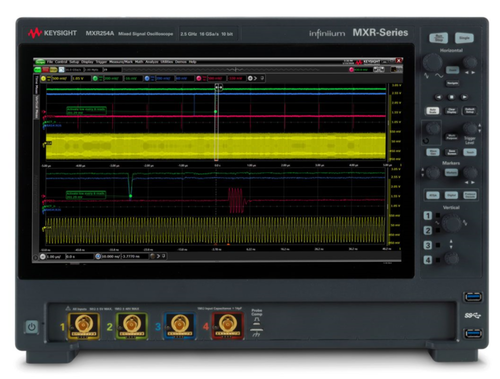 Keysight MXR254B Infiniium MXR B-Series Real-Time Oscilloscope, 2.5 GHz, 16 GSa/s, 4 Ch