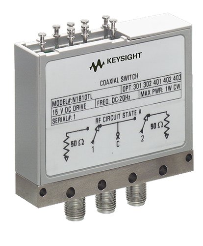 Keysight N1810TL Coaxial Switch, DC up to 26.5 GHz, SPDT