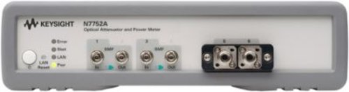 Keysight N7752A Optical Attenuator (2 Channels) with Optical Power Meter (2 Channel)