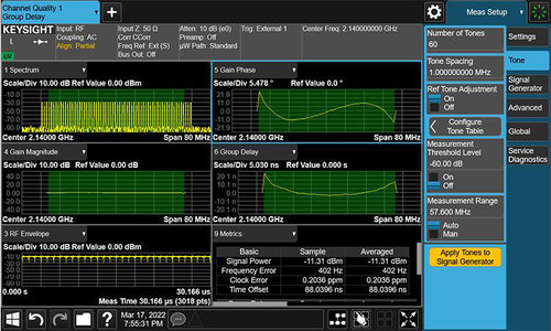 Keysight N9056EM0E Channel Quality Measurement Application