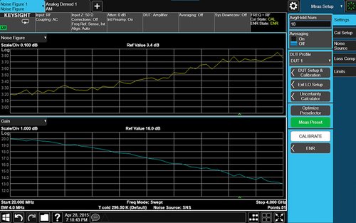 Keysight N9069EM0E Noise Figure Measurement Application