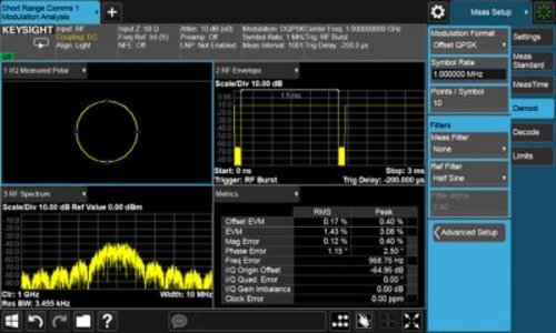 Keysight N9084EM0E Short Range Co mmunications Measurement Application