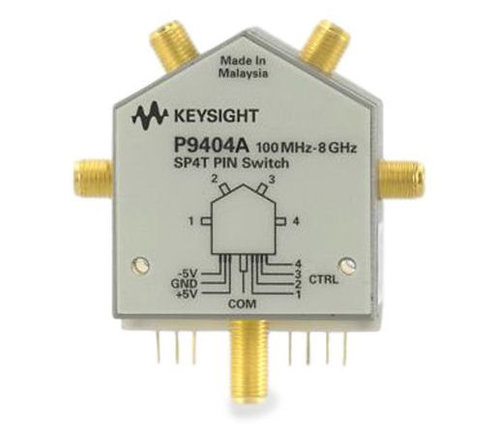 Keysight P9404A Pin switch, SP4T, 8 GHz