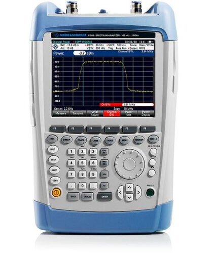 R&S FSH4/8 Handheld spectrum analyzer, 9kHz to 20GHz, with preamplifier