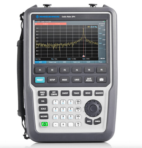 R&S ZPH-12 Cable Rider, Handheld cable and antenna analyzer, combi (2 port) model, 5 kHz to 3 GHz