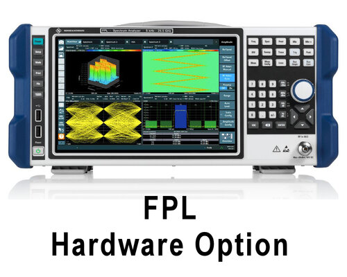 R&S FPL1-B4 OCXO, precision frequency reference, aging/Year: < 1x10-7 (hardware option)
