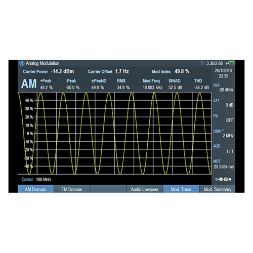 R&S ZPH-K7 Modulation Analysis - AM/FM (required ZPH-K1) (software license)