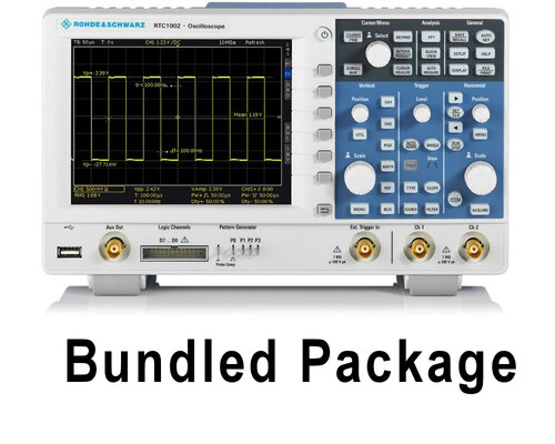 R&S RTC-PK1 Application Bundle contains RTC-K1, 2 and 3 (I2C/SPI, UART/RS232 und CAN/LIN Trigger&Decode), ARB Generator(RTB-B6) for RTC1002 (software license)