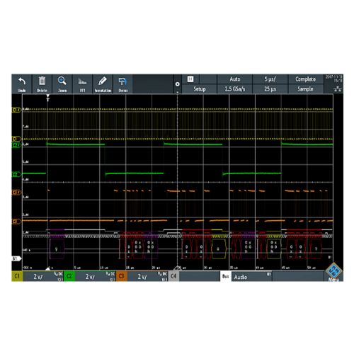 R&S RTA-K5 I2S/LJ/RJ/TDM serial triggering and decoding, for RTA4000 models (software license)